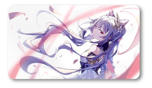 Mousepad Xxl 80x30cm Cod.541 Anime Keqing Genshin Impact