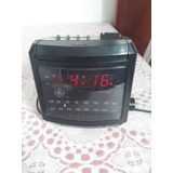 Rádio Am E Fm  Ge Com Relógio Despertador Funcionando 
