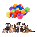 Juguete P/perro 12 Pack Pelotas De Felpa De Colores Pro Pets Color Varoios Colores
