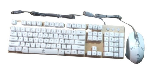 Kit Teclado + Mouse Gamer K3632 Led Usb Dpi Luminoso Rgb