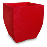 Vaso De Planta Grande Gigante Plastico P/ Frutifera 60x56 Cm Cor Vermelho Ferrari