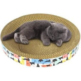 Cama Rascador D/ Cartón Circular 30 Cm Para Gato Scratch