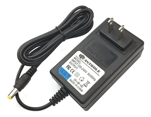 6.5ft Cord Ac Adapter For Sylvania Portable Dvd Player Sdvd7