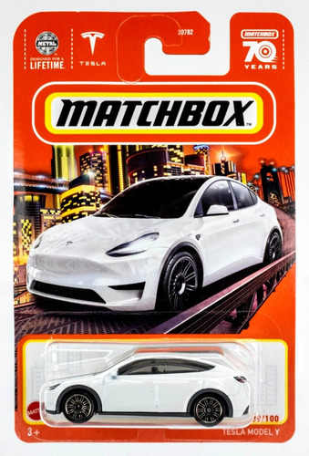 Tesla Model Y  Escala 1/64 Aprox  Matchbox