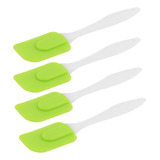 Espátulas De Silicona Kit Para Cocina Hornear Negra 4pzs