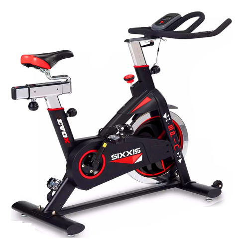 Bike Spinning Sixxis Disco 15kg Max 130kg Correia Painel Lcd