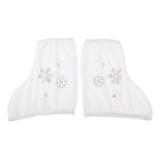 2pcs Velvet Ice Skate Boot Covers Para Patinaje Artístico