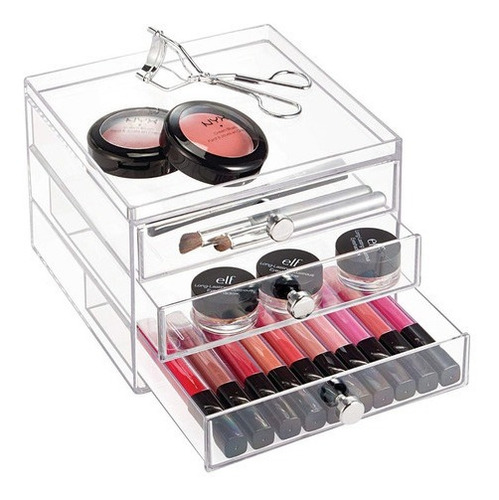 Almacenamiento Caja Joya Maquillaje Transparente Organizador