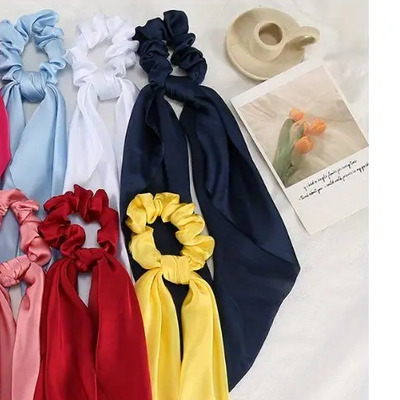 Gomas De Pelo De Seda Para Mujer, 10 Piezas