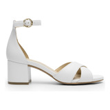 Sandalia Flexi Para Mujer Estilo 106414 Blanco