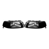 Juego Par Optica Delantera Vw Gol G3 2003 2004 Black Housing