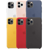 Silicone Case Para iPhone 11 Pro + Vidrio De Camara 