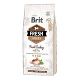 Brit Fresh Pavo Y Guisantes Perros Con Sobrepeso 12kg. 