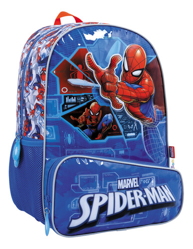 Mochila De Espalda 16'' Hombre Araña Spiderman Tech 11716