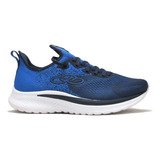 Zapatillas Olympikus Running Hombre G-brv Azul-bco Cli