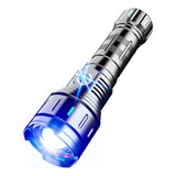 1 Linterna Led Titanium Tactical Laser Pro Para Acampar Y Se