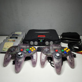 Nintendo 64 + 5 Juegos + Expansión Pak + 2 Controles