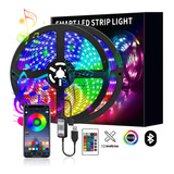 Tira Cinta Luz 600 Led 10 Metro Impermeable Bluetooth Música