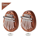 8 Key Mini Pulgar Dedo Percusión Carlimba 2pieza (s)