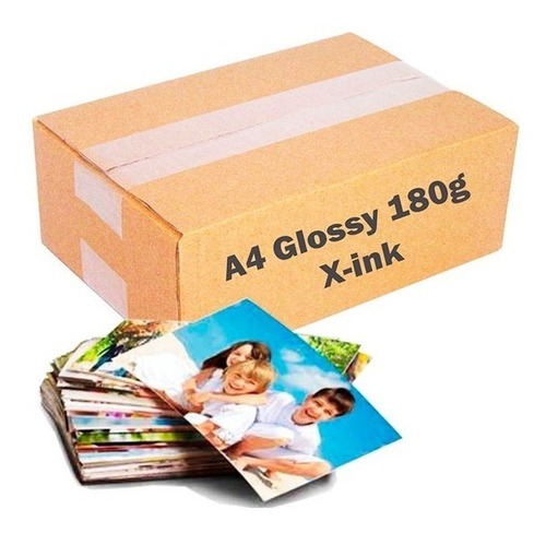 Papel Fotográfico 180g Glossy A4 À Prova D´água 100 Folhas