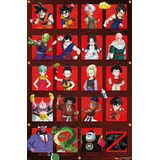 Póster De Pared Dragon Ball Zanniversary, 22.375 X 34 ...