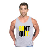 Polera No Te Rindas  Hazlo  Do It Dont Quit  Pesas Tank Gym 