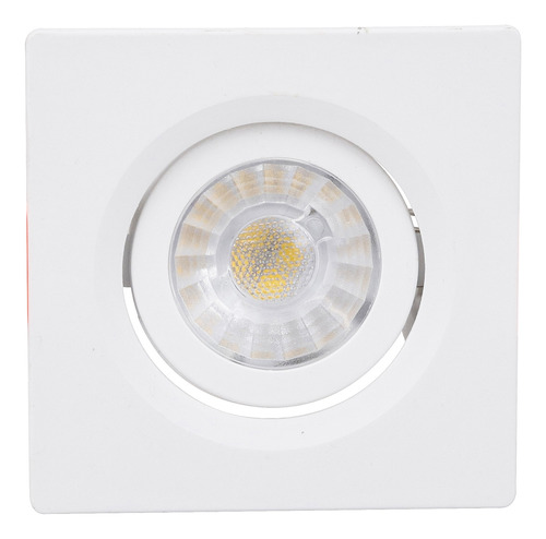 Spot Quadrado Branco De Embutir Led 3w Luz Neutra Blumenau B