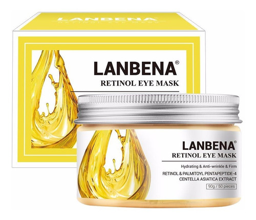 Lanbena Parches De Retinol Ojeras Y Arrugas 50 Pz Tipo De Piel Todo Tipo De Piel