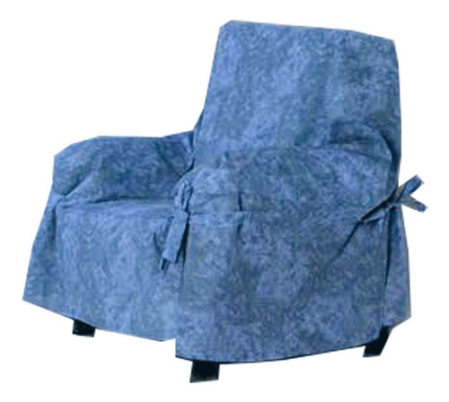 Funda Cubre Sillon Fiorella 855 1 Cuerpo Nevado Tela Madras