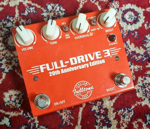 Fulltone Full-drive 3 Custom Shop 20th Anniversary 