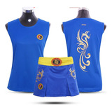 Faldas Cortas De Boxeo Sanda Wushu Para Niñas/mujeres Y Cami