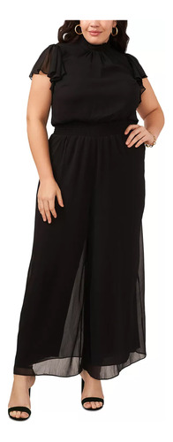 Jumpsuit De Chiffon Marca Msk Talla Xl