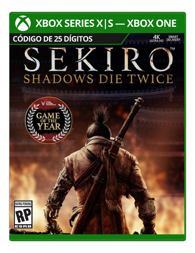 Sekiro Edição De Jogo Do Ano Xbox - Código De 25 Dígitos