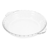 Plato Para Tartas De Vidrio Transparente De 8 Pulgadas Apto