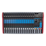 Mesa De Som Analógica 16 Canais  Ms162 Eux  Soundvoice