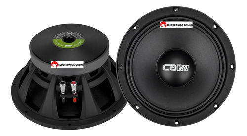 Par De Medios Bajos 10 Carbon Audio Missile Series 3000w