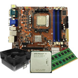 Kit Placa Mãe Amd Sm 3330 Processador Phenom Ii X2 565 4gb
