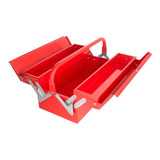 Caja Para Herramientas Metálica Tipo Acordeón Uso Industrial Color Rojo