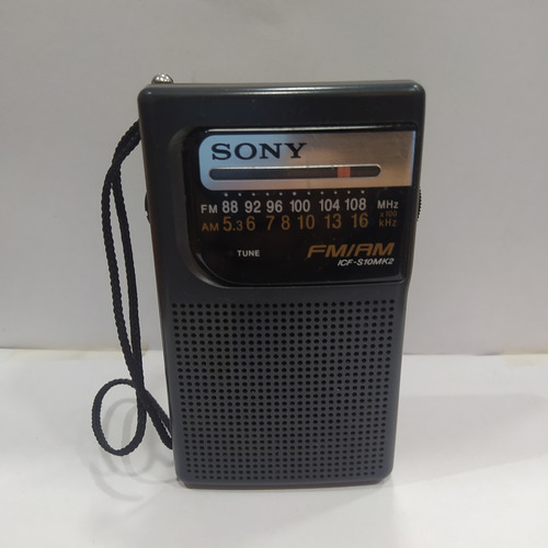 Antigua Radio Portátil Sony Am/fm Icf-s10mk2 Funciona