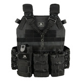 Colete Plate Carrier Modular Tático +5 Peças Ja Rio Militar