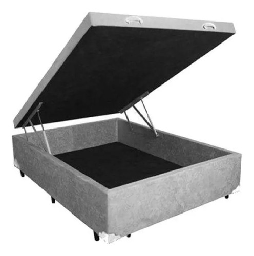 Cama Box Baú Casal 1,38x1,88 Reforçada