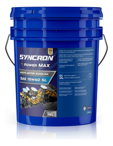 Aceite 15w40 Sl Syncron-oil C19l