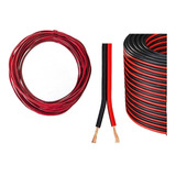 Cable Polarizado Rojo Y Negro 2 X 0,75mm  X Rollo 80mts. Pb 