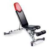 Banca Pro Acero T- Bowflex Abdominales - Mancuernas