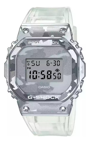 Reloj Casio G-shock Original Camuflaje Blanco Para Hombre