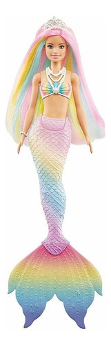 Barbie Dreamtopia Sereia Arco-íris Mágica Mattel Gtf89