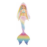 Barbie Dreamtopia Sereia Arco-íris Mágica Mattel Gtf89