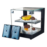 Vitrine Fria Beta Dupla 32cm Preta Com 6 Gelo-x Omega