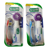 Gum Cepillo Dental Kit De Viajero X 2 Pz.