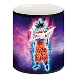 Taza Mágica 3d Goku Ultra Instinto Dragon Ball Super